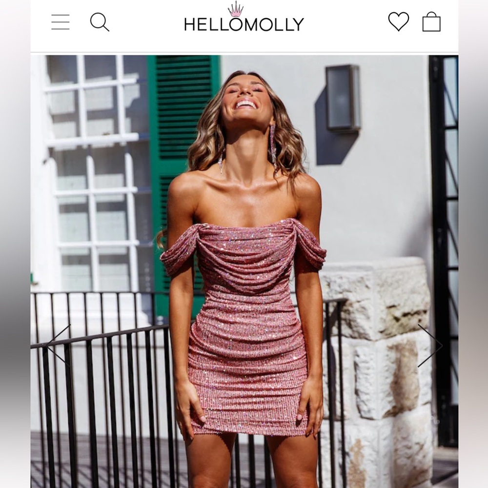 Off the shoulder dress